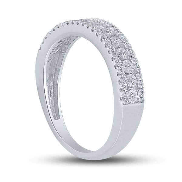 10K White Gold 0.33 ctw Diamond Anniversary Band