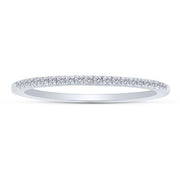 10k white gold 0.11 ctw Diamond Fashion Anniversary Band