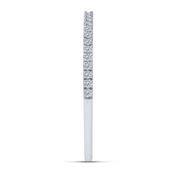 10k white gold 0.11 ctw Diamond Fashion Anniversary Band