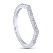 14K WHITE GOLD 0.63 CTW Diamond Pear BRIDAL SET