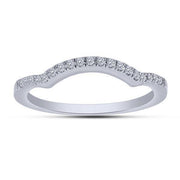 14K WHITE GOLD 0.63 CTW Diamond Pear BRIDAL SET
