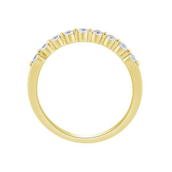 14K Tri Color 0.75 ctw Stackable Anniversary Band