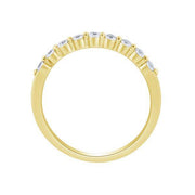 14k Tri Color 0.75 ctw Stackable Anniversary Band