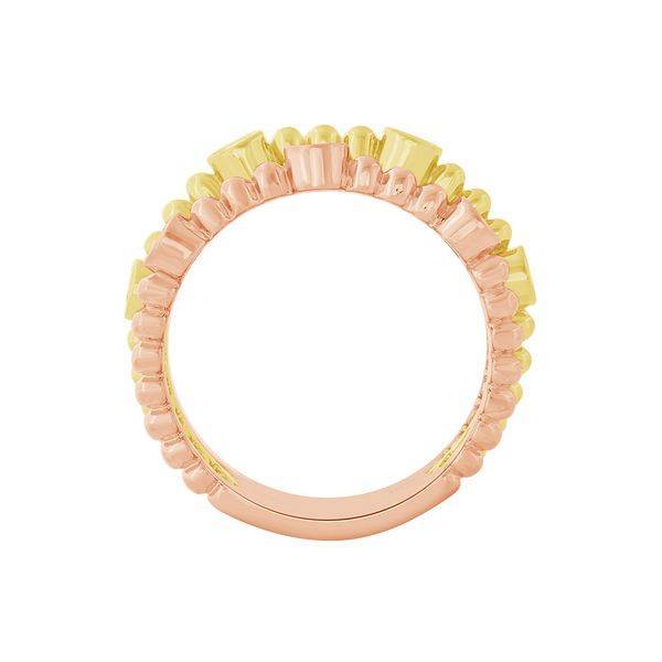 14K Two Tone 0.50 ctw Diamond Anniversary Band