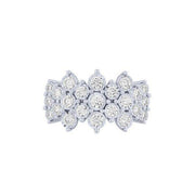 10k white gold 2.00 ctw Diamond Ladies Anniversary Band