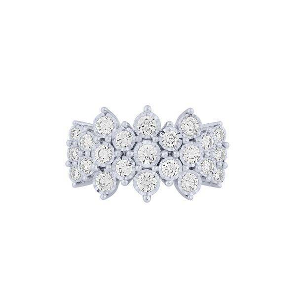 10k white gold 2.00 ctw Diamond Ladies Anniversary Band