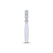 10k white gold 0.16 ctw Classic Diamond anniversary Band