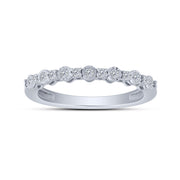 10K White Gold 0.16 CTW Diamond Band