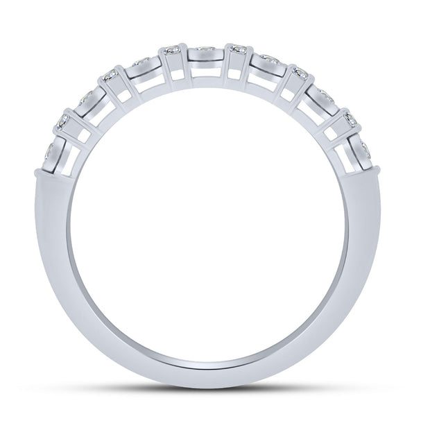 10K White Gold 0.16 CTW Diamond Band