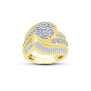 14K Yellow Gold 2.50 CTW Diamond Composite ENGAGEMENT Ring