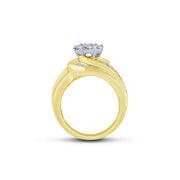 14K Yellow Gold 2.50 CTW Diamond Composite ENGAGEMENT Ring