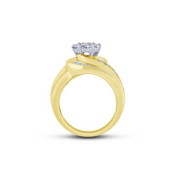 14K Yellow Gold 2.50 CTW Diamond Composite ENGAGEMENT Ring