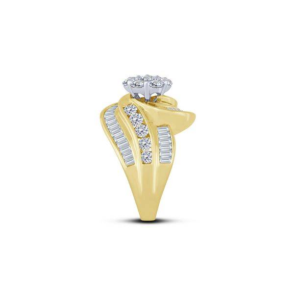 14K Yellow Gold 2.50 CTW Diamond Composite ENGAGEMENT Ring