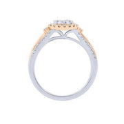 10K Two Tone 0.50 CTW ENGAGEMENT RING