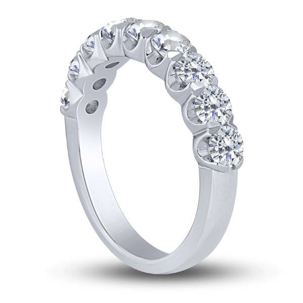 14K White Gold 1.49 ctw Diamond Anniversary Band