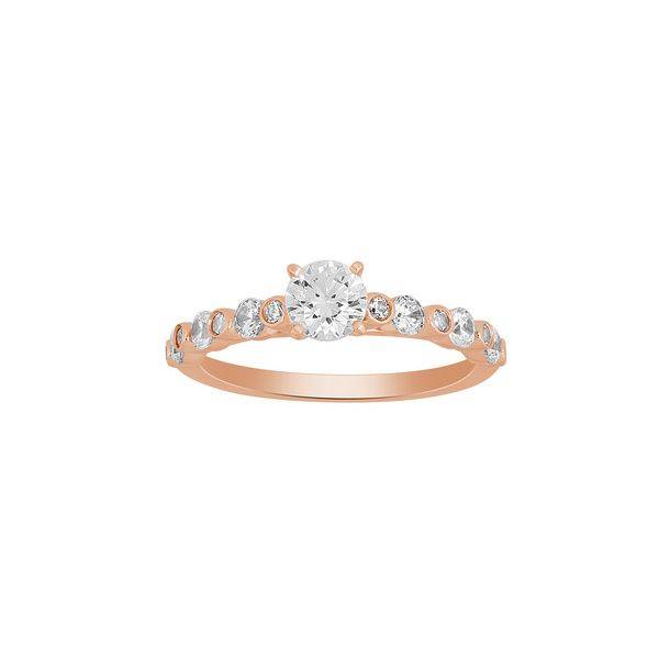 14K Rose Gold 1.00 CTW Diamond Engagement Ring