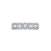 10k white gold 1.00 ctw diamond Anniversary Band