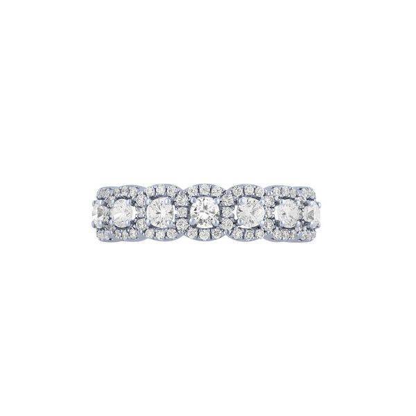 10k white gold 1.00 ctw diamond Anniversary Band