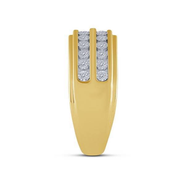 10k Yellow Gold 0.25 ctw Diamond men's Ring