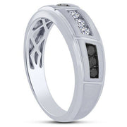 14k white gold 0.50 ctw Diamond Men's Band