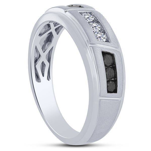 14k white gold 0.50 ctw Diamond Men's Band