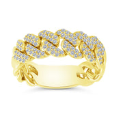 10K YELLOw GOLD 0.40 CTW Diamond Fashion Band Ring