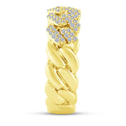 10K YELLOw GOLD 0.40 CTW Diamond Fashion Band Ring