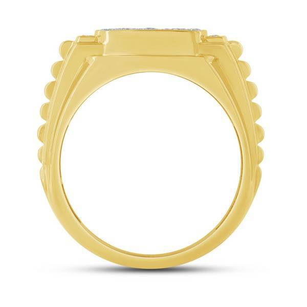 10k yellow gold 0.95 ctw Diamond men's Ring
