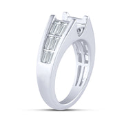 14K WHITE GOLD 1.22 CTW Diamond Semi Mount