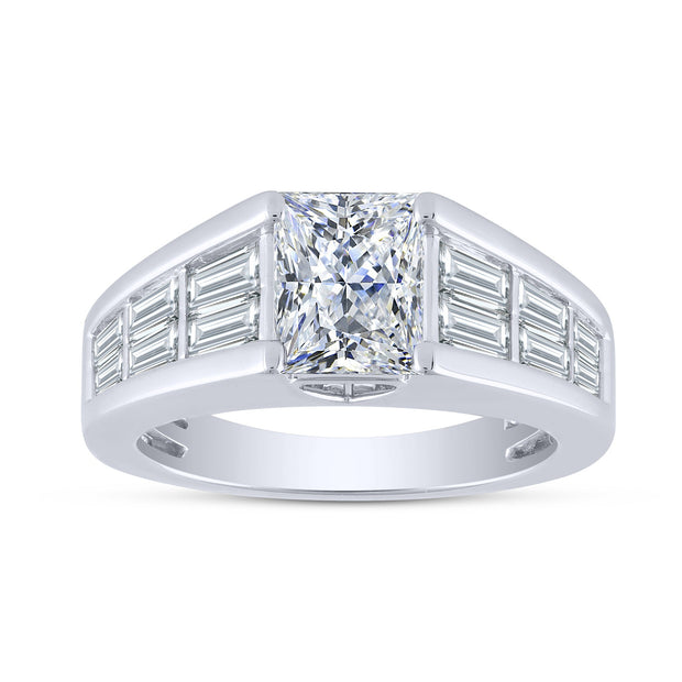 14K WHITE GOLD 1.22 CTW Diamond Semi Mount