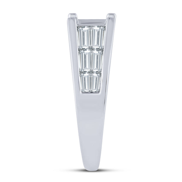 14K WHITE GOLD 1.22 CTW Diamond Semi Mount