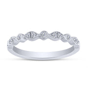 14K WHITE GOLD 0.50 CTW Semi-Mount Diamond Bridal Set