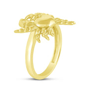 14K Yellow Gold Scorpio Fashion Ring