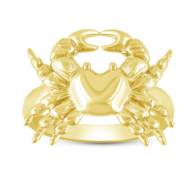 14K Yellow Gold Scorpio Fashion Ring