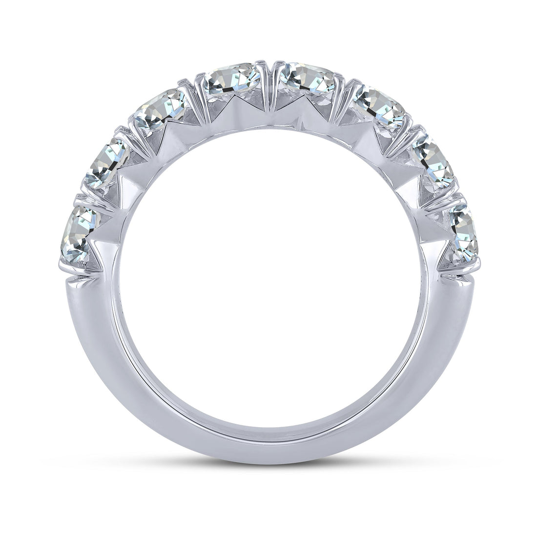 14K White Gold Lab-Grown 2.00 ctw Diamond Band Ring