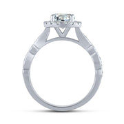 10K White Gold 1.75 CTW Round Lab-Grown Diamond Bridal Set