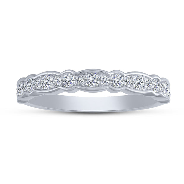 10K White Gold 1.75 CTW Round Lab-Grown Diamond Bridal Set