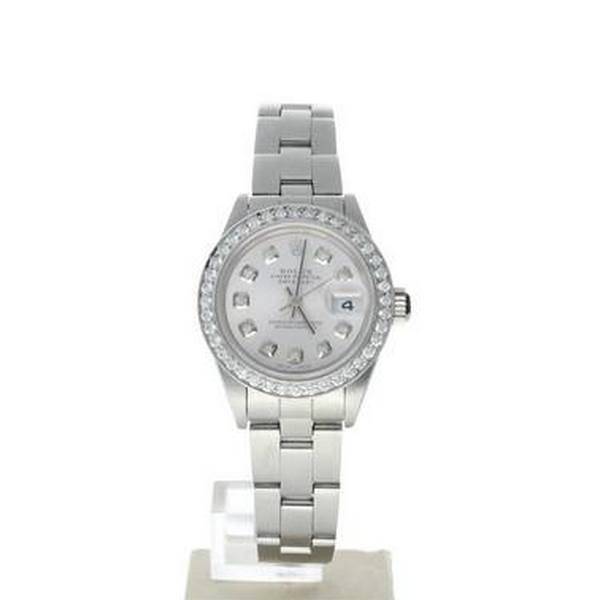 Rolex Date Just 26mm Stainless-steel 79160 Pink Dial