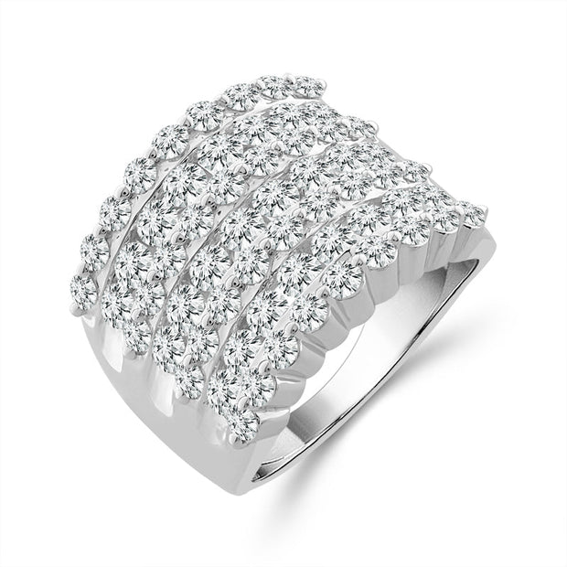 10K White Gold 3 CTW Fashion Band