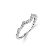 14K WHITE GOLD 1.00 CTW Diamond CUSHION Bridal SET