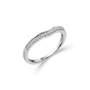 10k White Gold 3/4 ctw Diamond flower Bridal Set