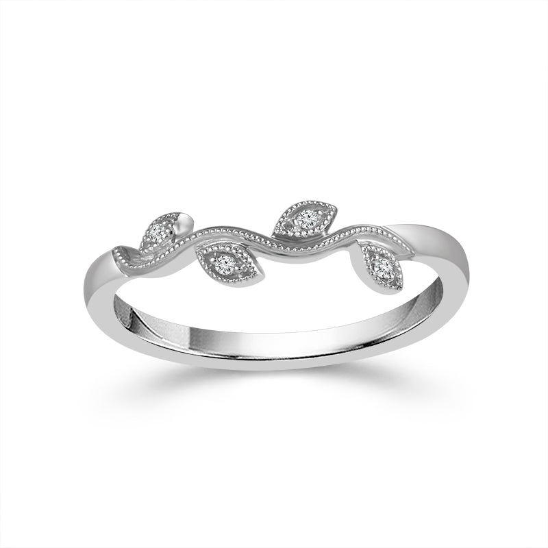 10K White Gold 0.25 ctw Round Diamond Bridal Set