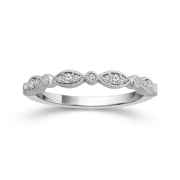 14K White Gold 0.625 Ctw Diamond Pear Bridal Set