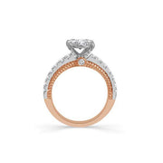 14K Rose Gold 1.25 CTW Diamond OVAL Engagement Ring