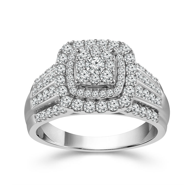 10K Yellow Gold 1.00 ctw Diamond Engagement Ring