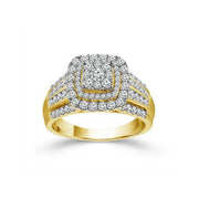 10k Yellow Gold 1.00 ctw Diamond Engagement Ring