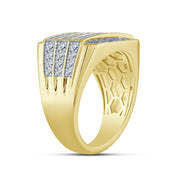 14K Yellow Gold 2.00 CTW Lab-Grown Diamond Mens Ring