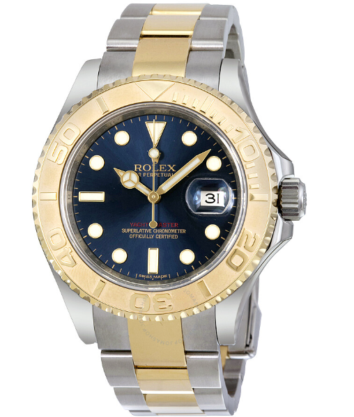 Rolex  Stainless Steel 18K Yellow gold MENS Yacht