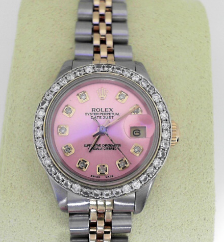 Rolex Date 26MM 18K Two Tone  Stainless Steel