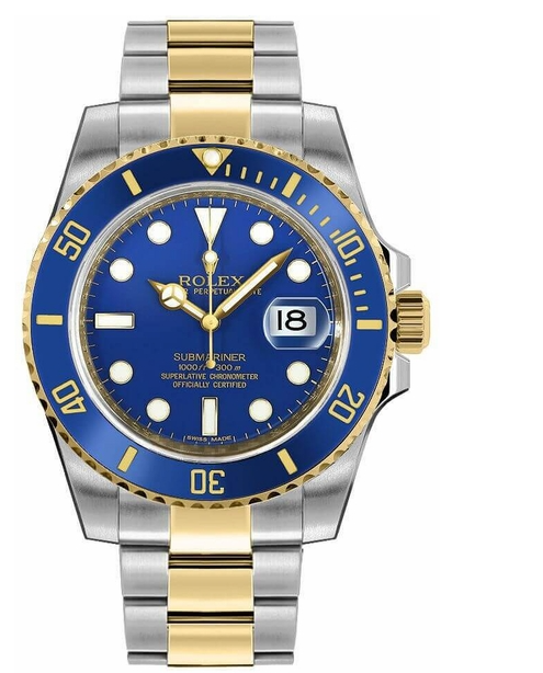 Rolex 40MM 18K Two Tone Date Submariner